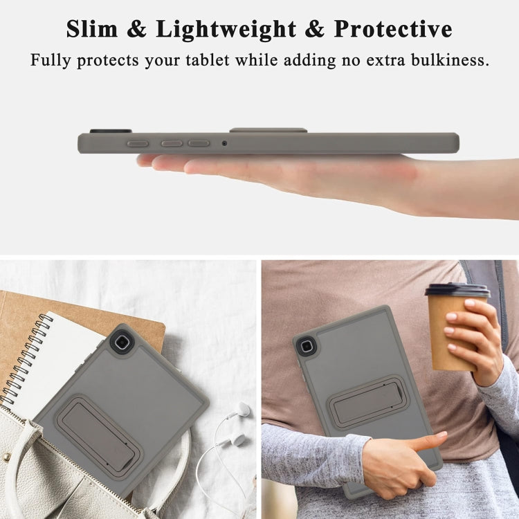 For Samsung Galaxy Tab A7 Lite Skin Feel Holder PC Hybrid TPU Tablet Case