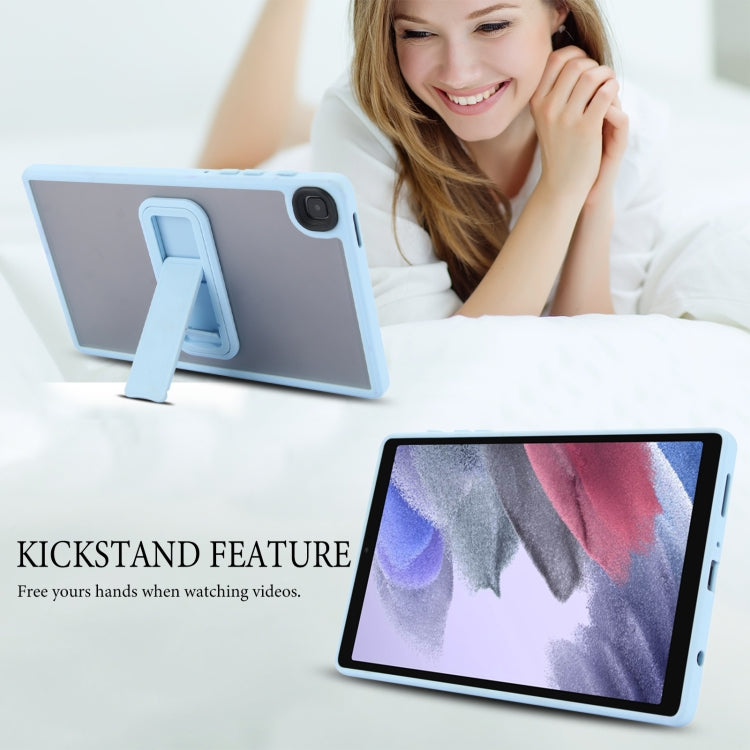 For Samsung Galaxy Tab A7 Lite Skin Feel Holder PC Hybrid TPU Tablet Case