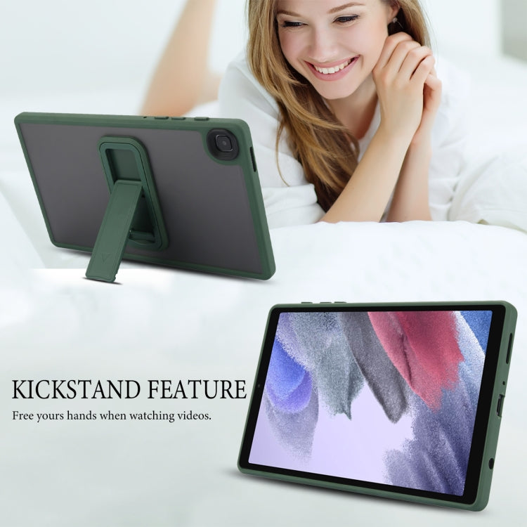 For Samsung Galaxy Tab A7 Lite Skin Feel Holder PC Hybrid TPU Tablet Case