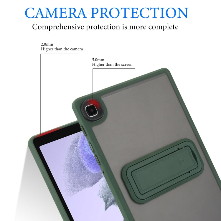 For Samsung Galaxy Tab A7 Lite Skin Feel Holder PC Hybrid TPU Tablet Case