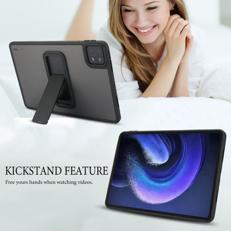 For Xiaomi Pad 6 / Pad 6 Pro Skin Feel Holder PC Hybrid TPU Tablet Case
