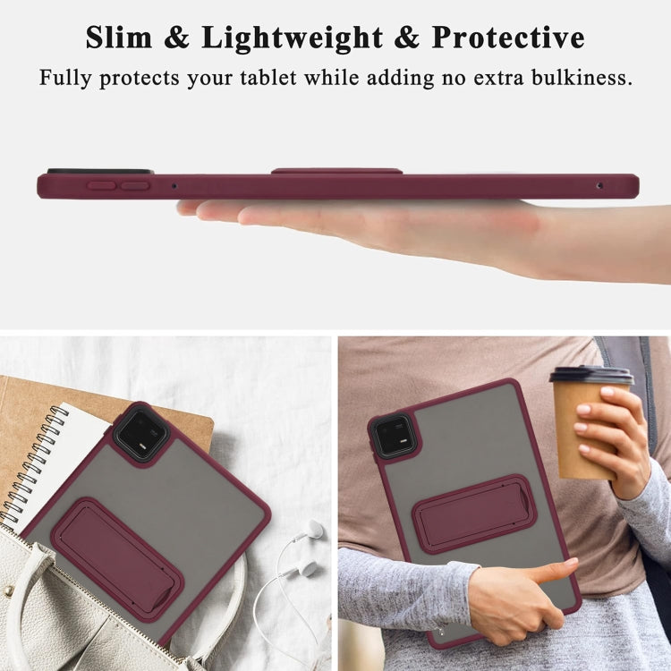 For Xiaomi Pad 6 / Pad 6 Pro Skin Feel Holder PC Hybrid TPU Tablet Case