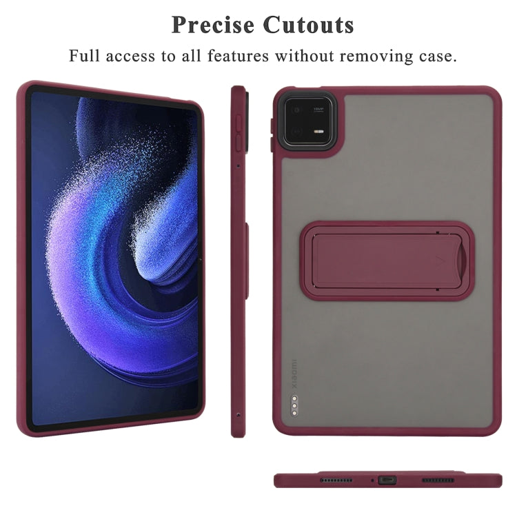 For Xiaomi Pad 6 / Pad 6 Pro Skin Feel Holder PC Hybrid TPU Tablet Case