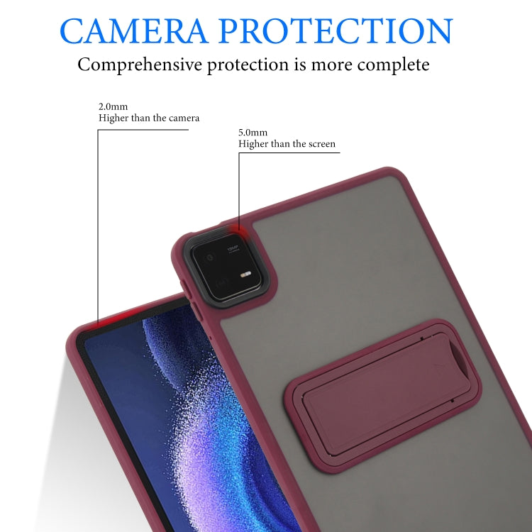 For Xiaomi Pad 6 / Pad 6 Pro Skin Feel Holder PC Hybrid TPU Tablet Case