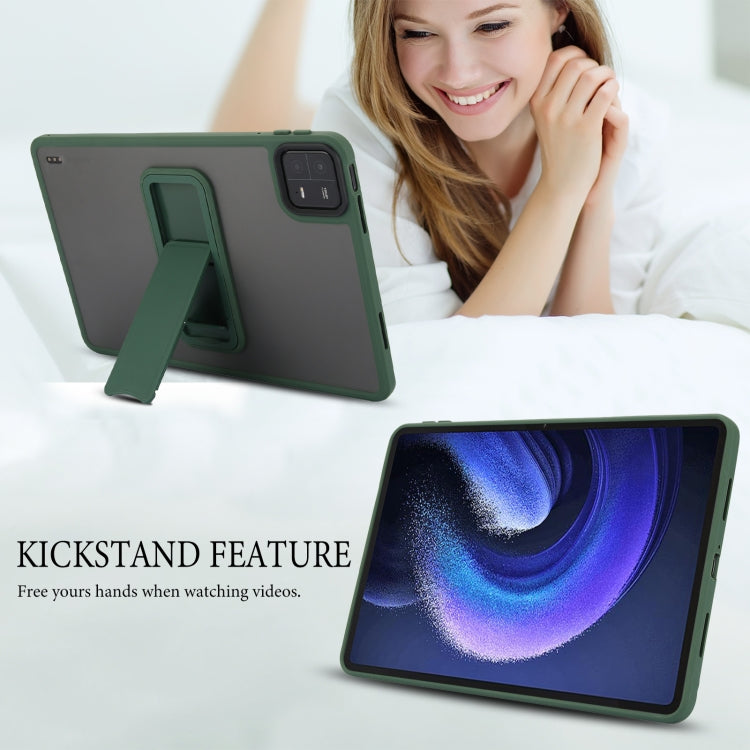 For Xiaomi Pad 6 / Pad 6 Pro Skin Feel Holder PC Hybrid TPU Tablet Case