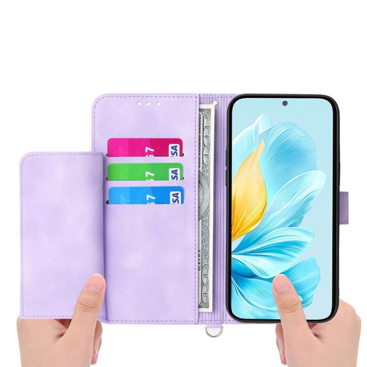 For Xiaomi 17 Pro Max Skin Feel Flowers Embossed Wallet Leather Phone Case