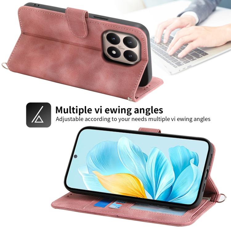 For Xiaomi 15T 5G Skin Feel Flowers Embossed Wallet Leather Phone Case