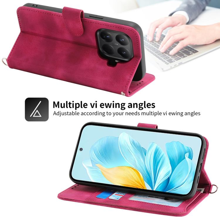 For Xiaomi 15T Pro 5G Skin Feel Flowers Embossed Wallet Leather Phone Case