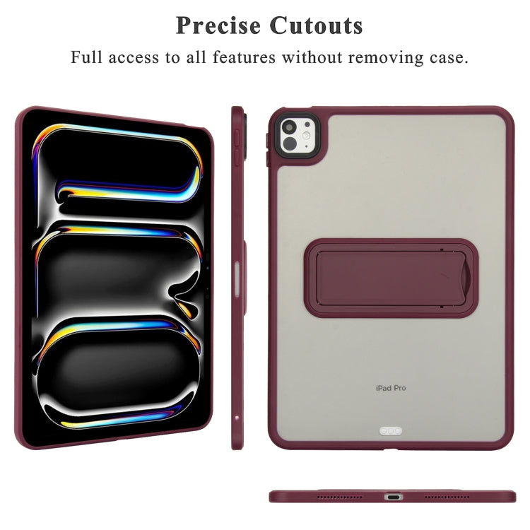 For iPad Air 2 9.7 Skin Feel Holder PC Hybrid TPU Tablet Case