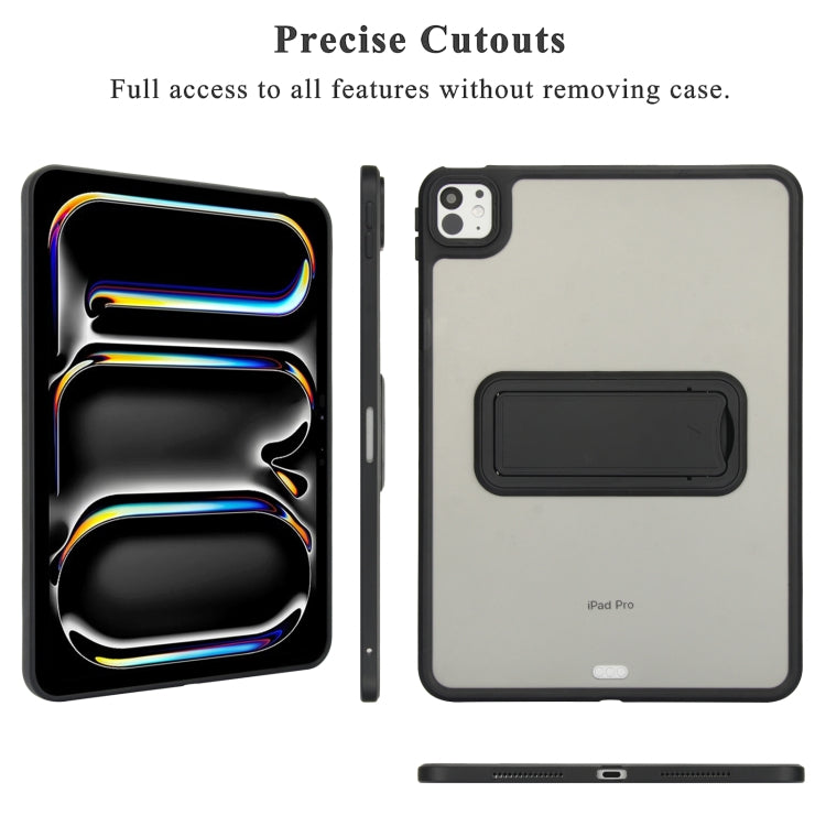 For iPad Pro 11 2018 Skin Feel Holder PC Hybrid TPU Tablet Case