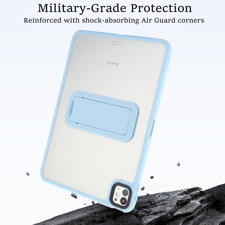 For iPad Pro 11 2018 Skin Feel Holder PC Hybrid TPU Tablet Case