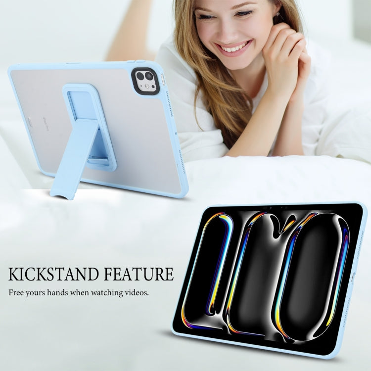 For iPad Pro 11 2018 Skin Feel Holder PC Hybrid TPU Tablet Case