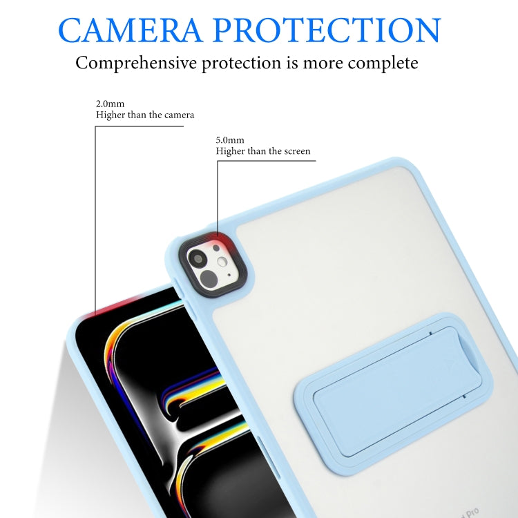 For iPad Pro 11 2018 Skin Feel Holder PC Hybrid TPU Tablet Case