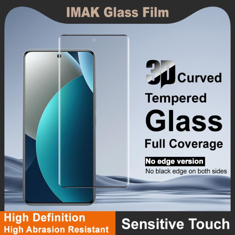 For Redmi Note 15 Pro 4G Global 163.2mm imak No Edge Version 3D Curved Full Screen Tempered Glass Film