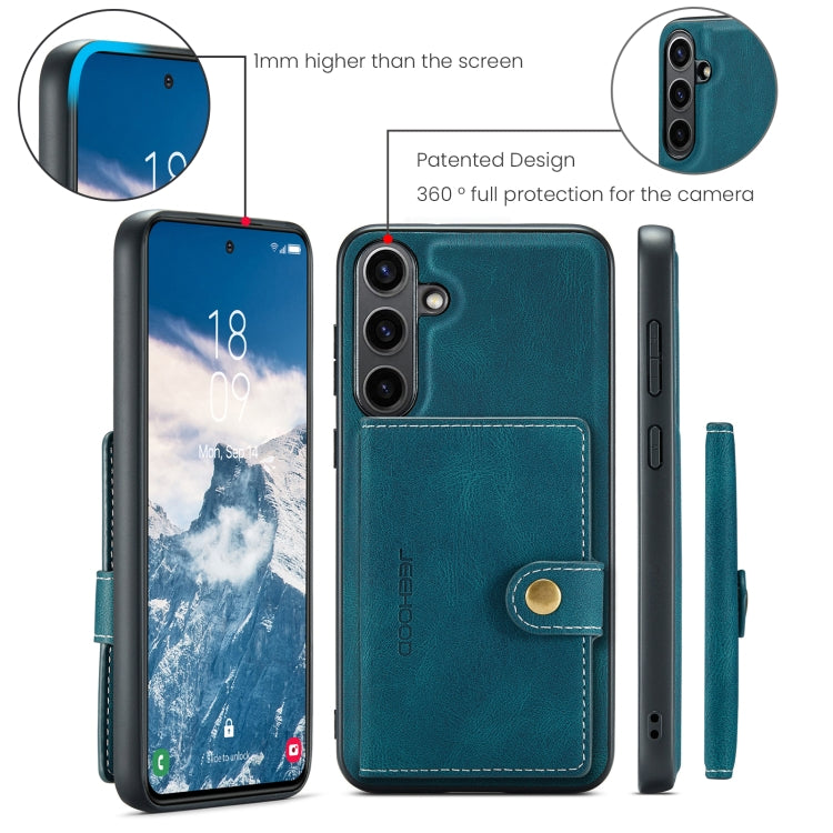 For Samsung Galaxy S24 FE 5G JEEHOOD J01 Retro Magnetic Detachable Wallet Phone Case