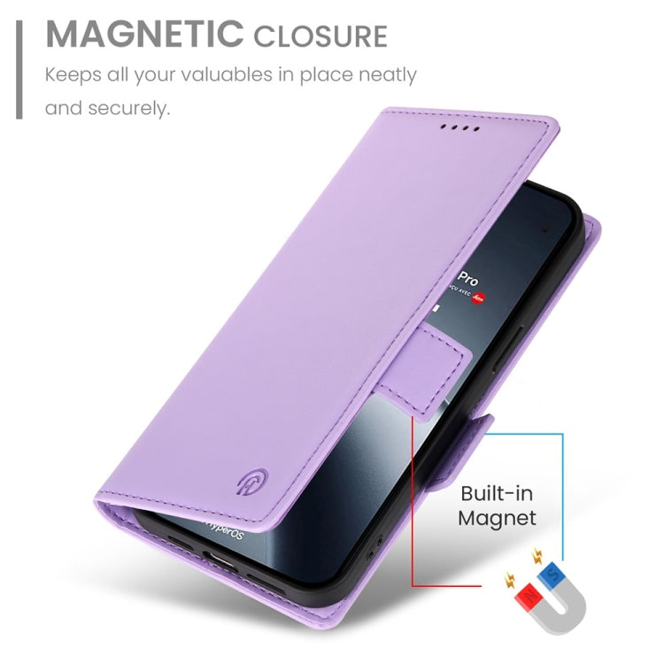 For Xiaomi 14T Pro Side Buckle Magnetic Frosted Leather Phone Case