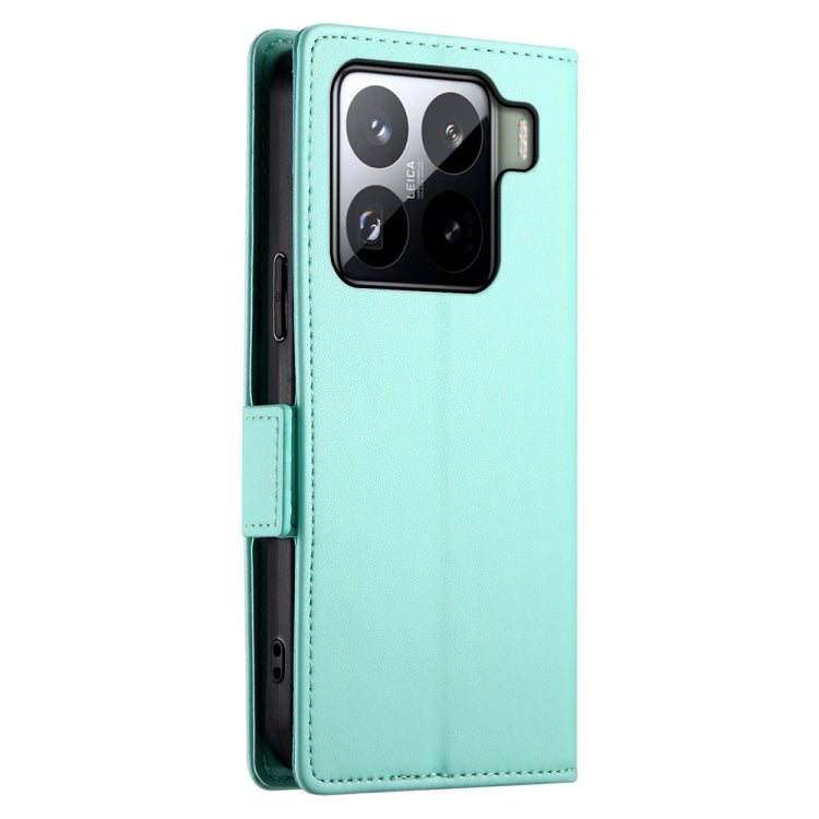 For Xiaomi 15 Side Buckle Magnetic Frosted Leather Phone Case