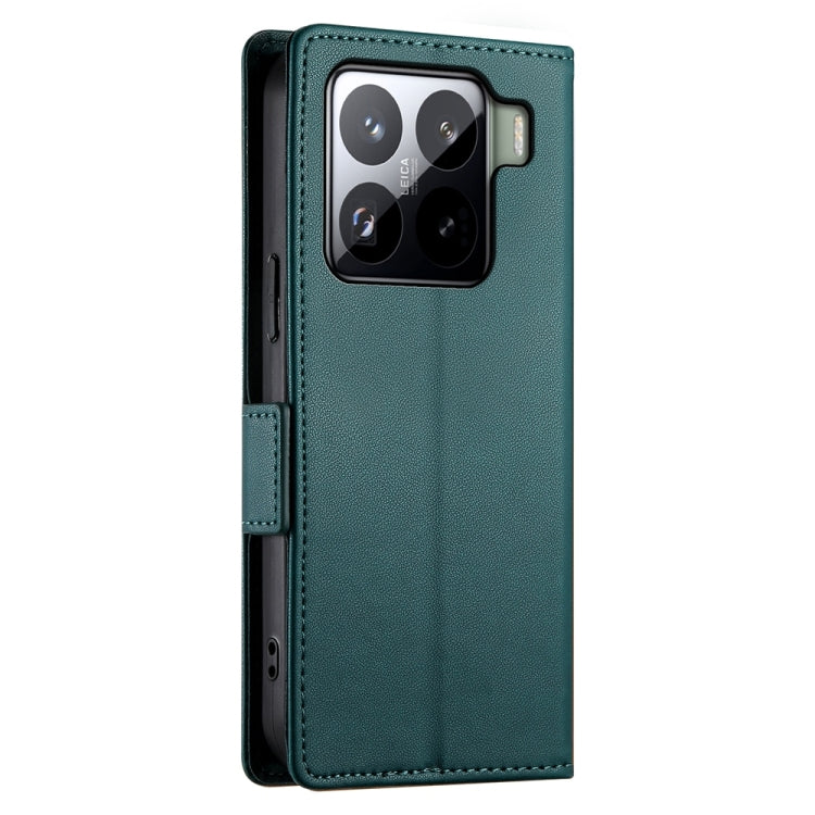For Xiaomi 15 Side Buckle Magnetic Frosted Leather Phone Case