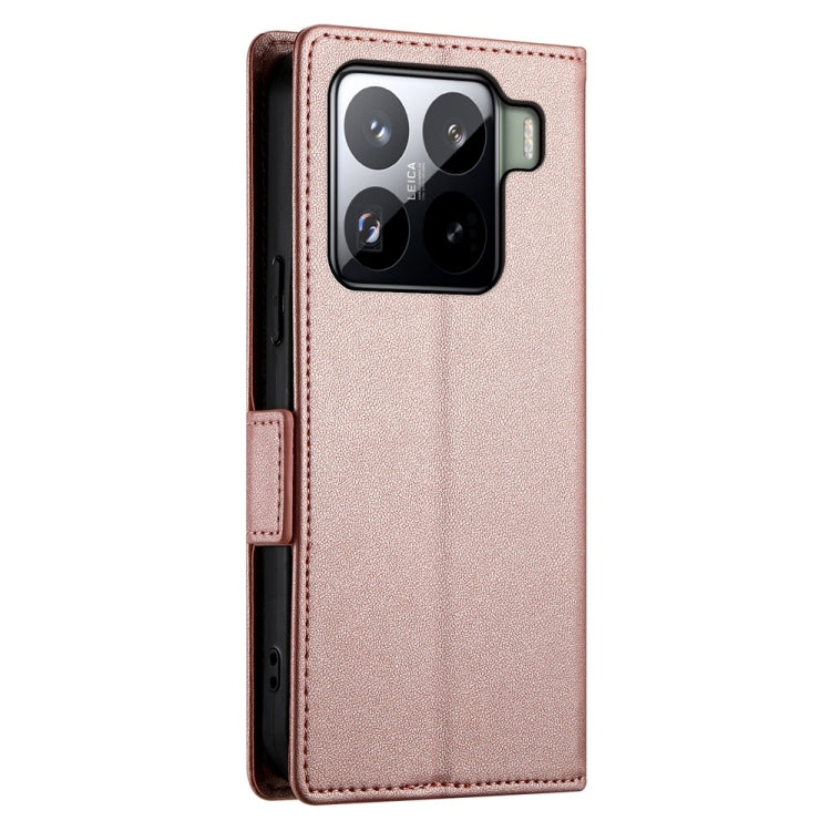 For Xiaomi 15 Pro Side Buckle Magnetic Frosted Leather Phone Case