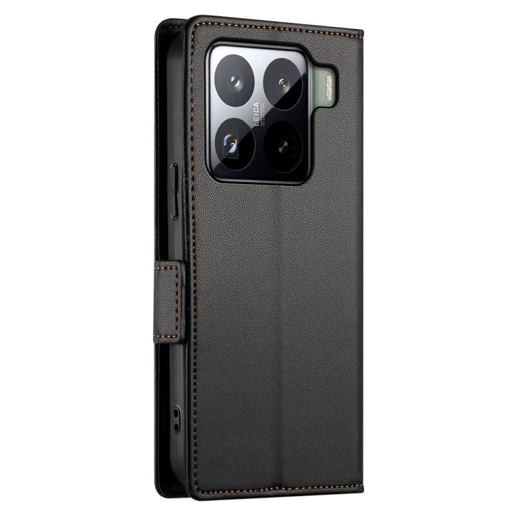For Xiaomi 15 Pro Side Buckle Magnetic Frosted Leather Phone Case