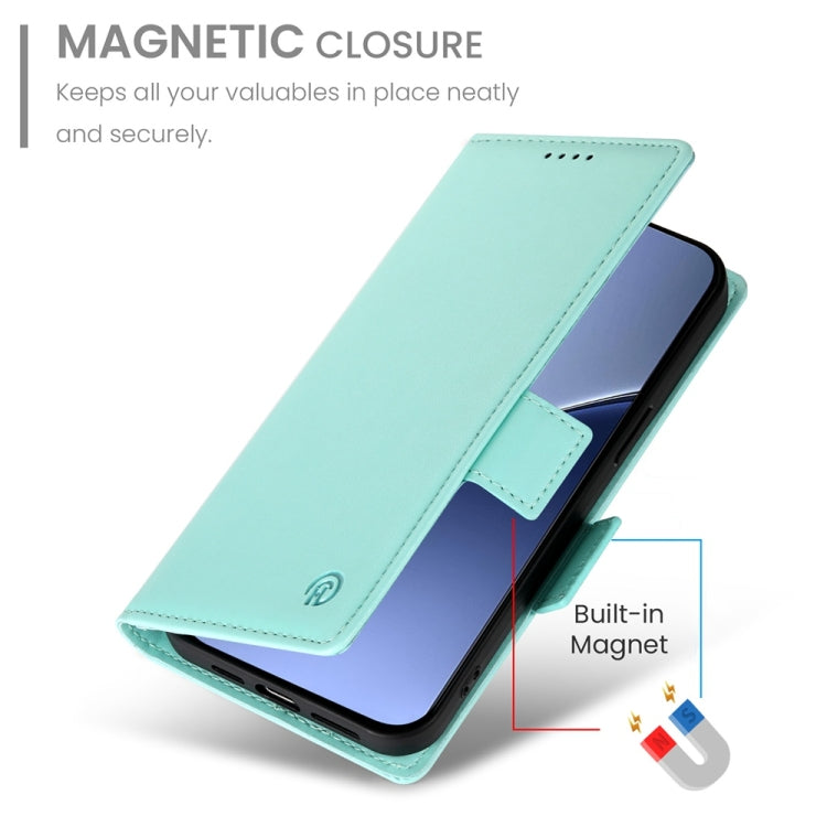 For Xiaomi 15 Pro Side Buckle Magnetic Frosted Leather Phone Case