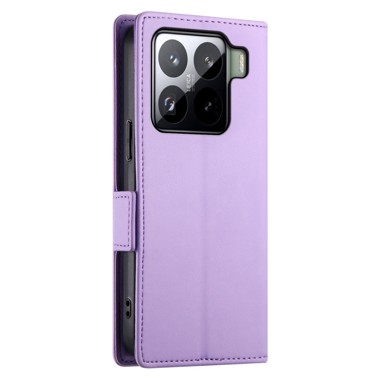 For Xiaomi 15 Pro Side Buckle Magnetic Frosted Leather Phone Case