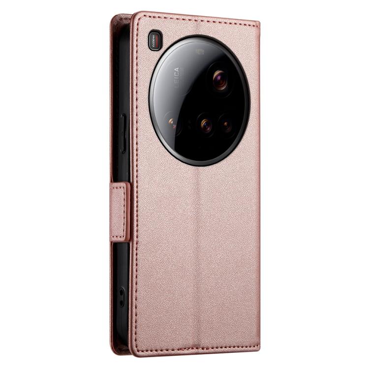 For Xiaomi 15 Ultra Side Buckle Magnetic Frosted Leather Phone Case