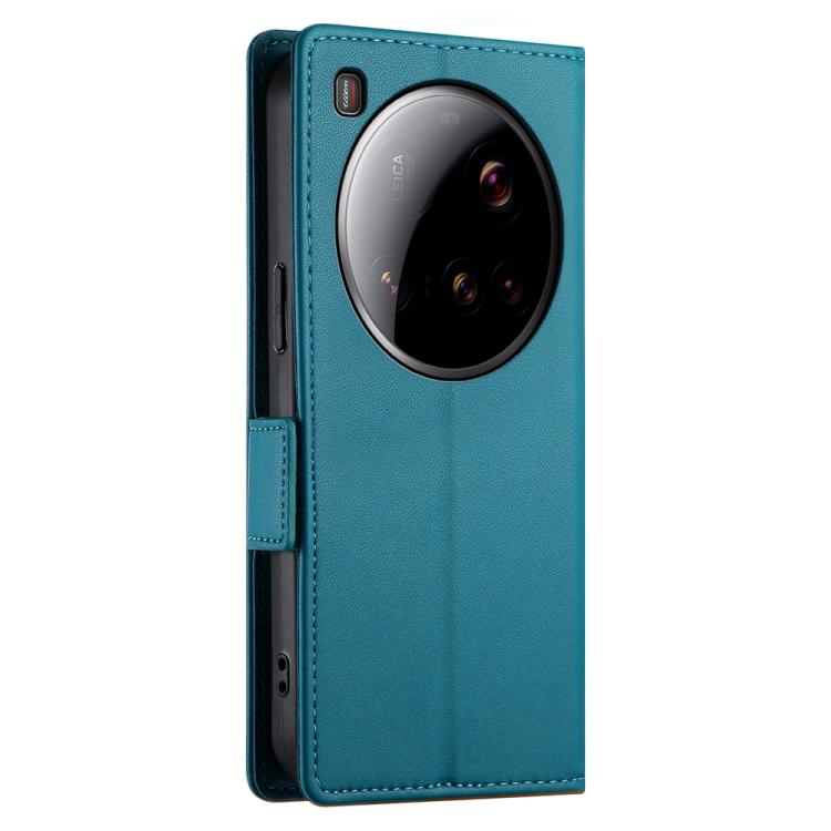 For Xiaomi 15 Ultra Side Buckle Magnetic Frosted Leather Phone Case