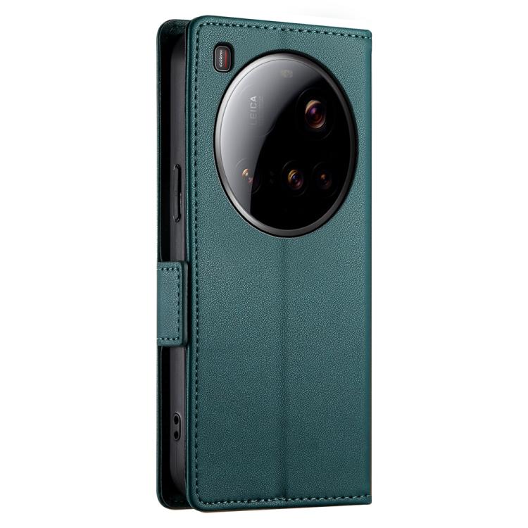 For Xiaomi 15 Ultra Side Buckle Magnetic Frosted Leather Phone Case