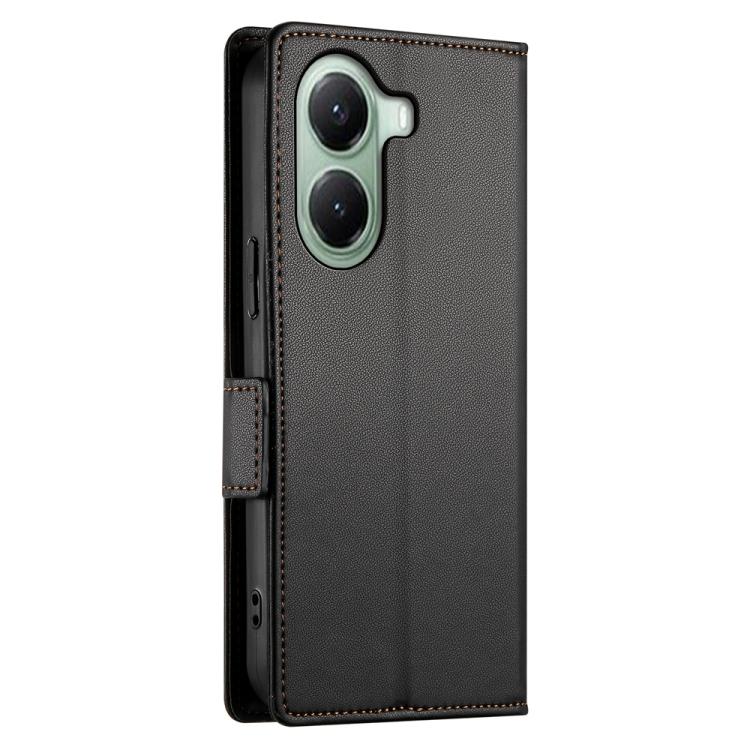For Xiaomi Poco X7 Pro / Redmi Turbo 4 Side Buckle Magnetic Frosted Leather Phone Case