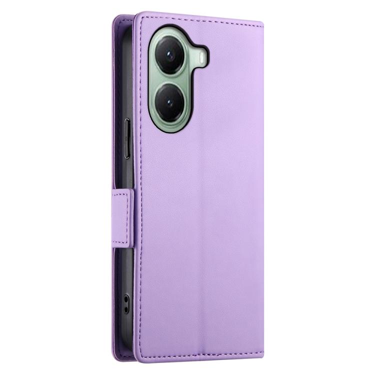 For Xiaomi Poco X7 Pro / Redmi Turbo 4 Side Buckle Magnetic Frosted Leather Phone Case