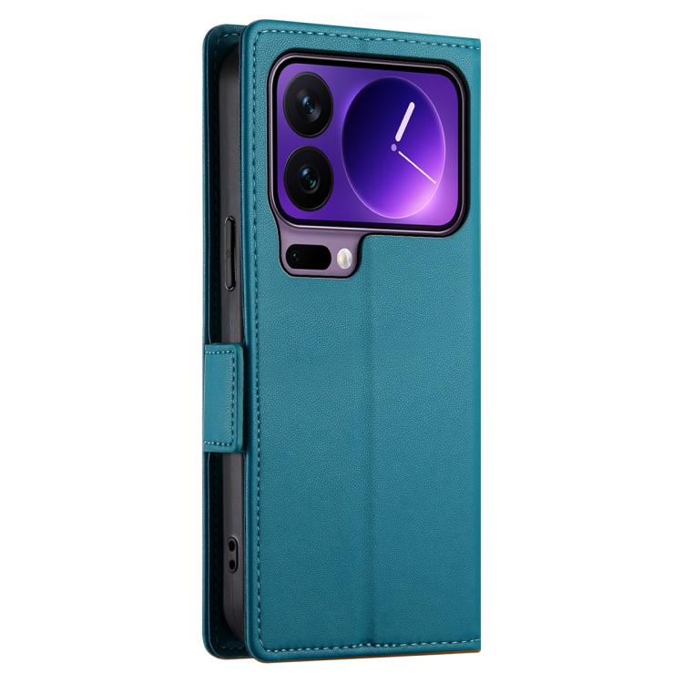 For Xiaomi 17 Pro Side Buckle Magnetic Frosted Leather Phone Case