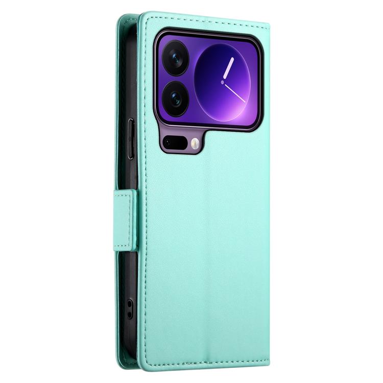 For Xiaomi 17 Pro Side Buckle Magnetic Frosted Leather Phone Case
