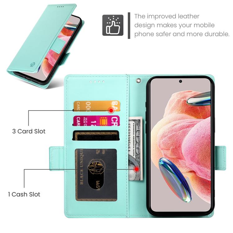 For Xiaomi 17 Pro Side Buckle Magnetic Frosted Leather Phone Case