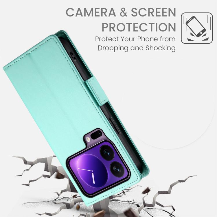 For Xiaomi 17 Pro Side Buckle Magnetic Frosted Leather Phone Case