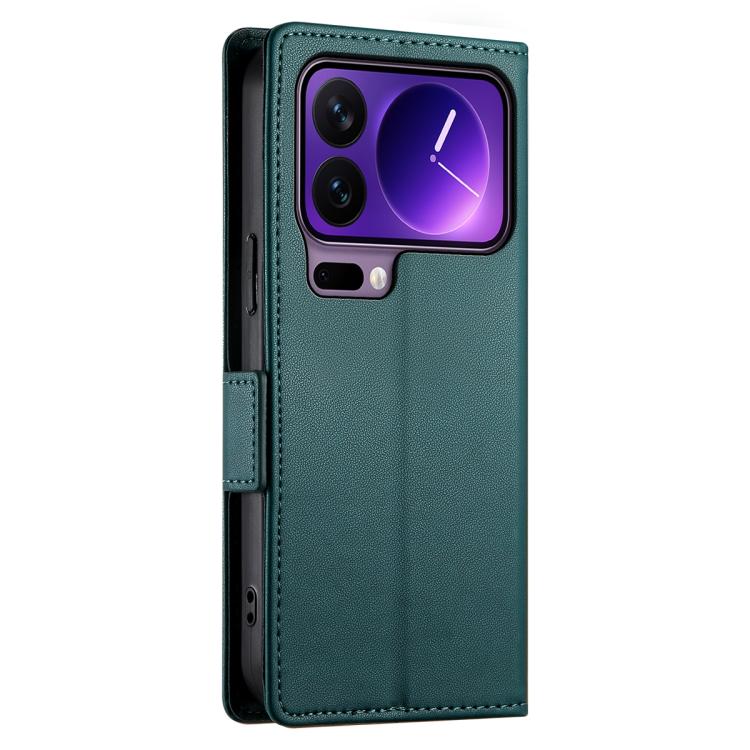 For Xiaomi 17 Pro Side Buckle Magnetic Frosted Leather Phone Case