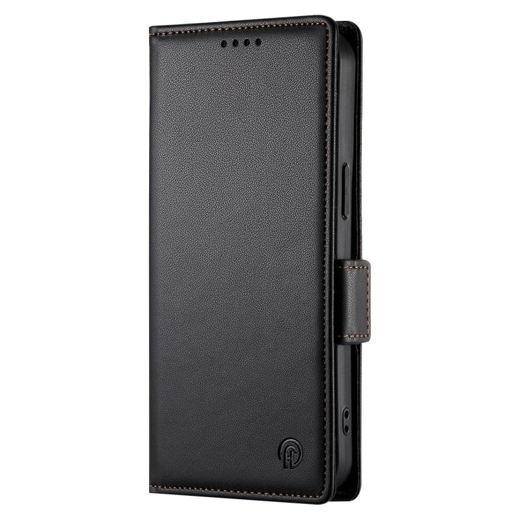 For Xiaomi 17 Pro Max Side Buckle Magnetic Frosted Leather Phone Case