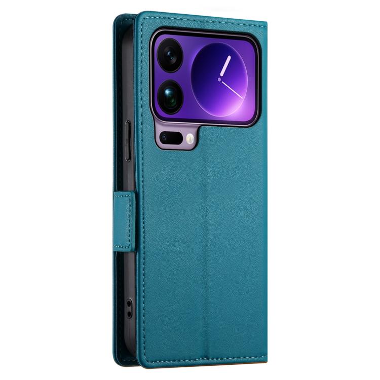For Xiaomi 17 Pro Max Side Buckle Magnetic Frosted Leather Phone Case