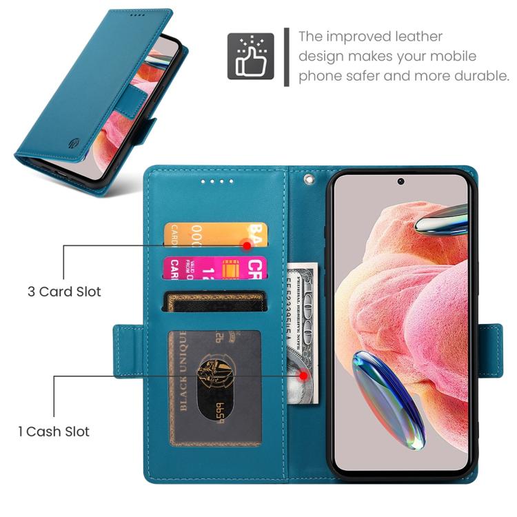 For Xiaomi 17 Pro Max Side Buckle Magnetic Frosted Leather Phone Case