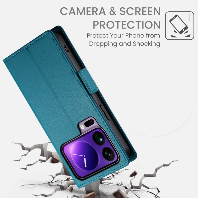 For Xiaomi 17 Pro Max Side Buckle Magnetic Frosted Leather Phone Case