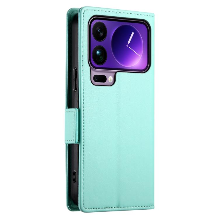 For Xiaomi 17 Pro Max Side Buckle Magnetic Frosted Leather Phone Case
