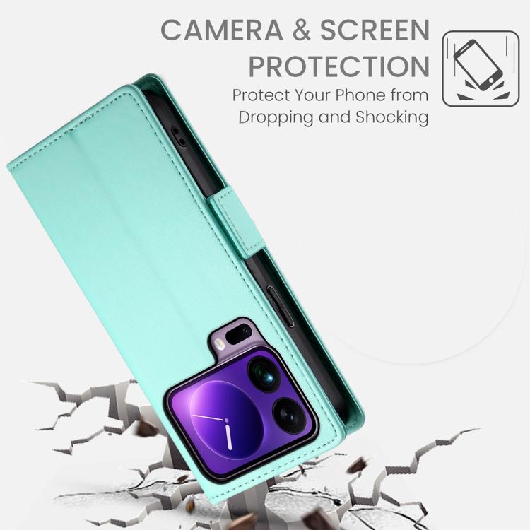 For Xiaomi 17 Pro Max Side Buckle Magnetic Frosted Leather Phone Case