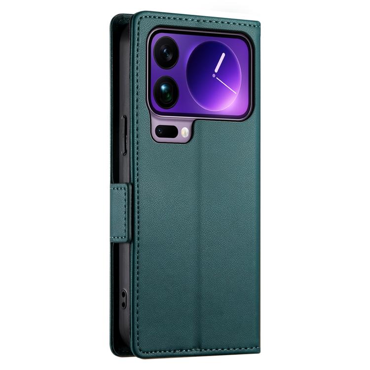 For Xiaomi 17 Pro Max Side Buckle Magnetic Frosted Leather Phone Case