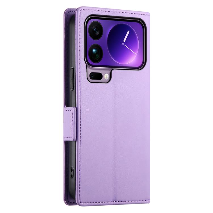 For Xiaomi 17 Pro Max Side Buckle Magnetic Frosted Leather Phone Case