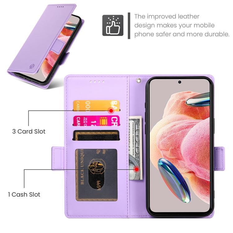 For Xiaomi 17 Pro Max Side Buckle Magnetic Frosted Leather Phone Case