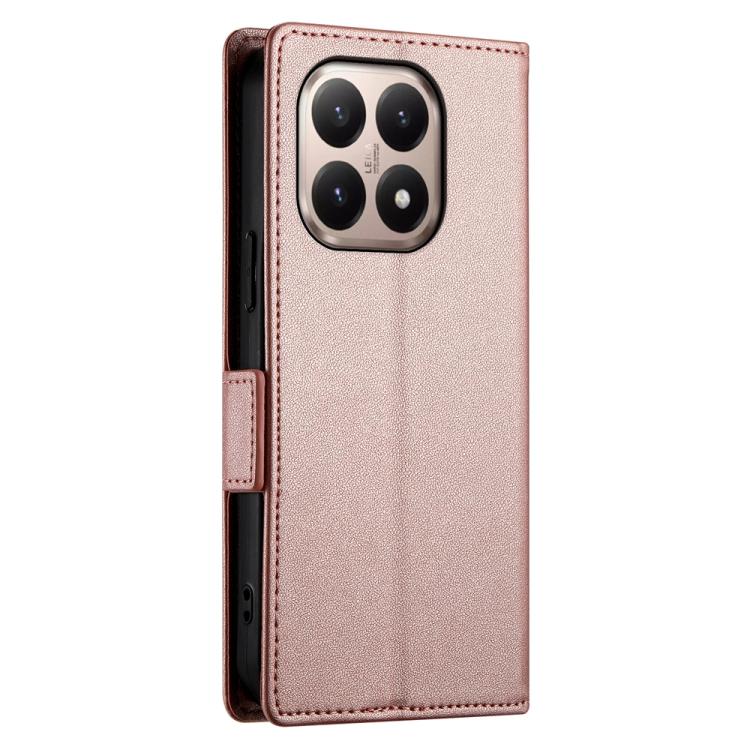For Xiaomi 15T 5G Side Buckle Magnetic Frosted Leather Phone Case