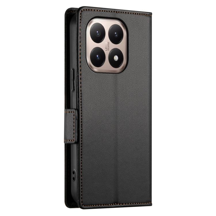 For Xiaomi 15T 5G Side Buckle Magnetic Frosted Leather Phone Case
