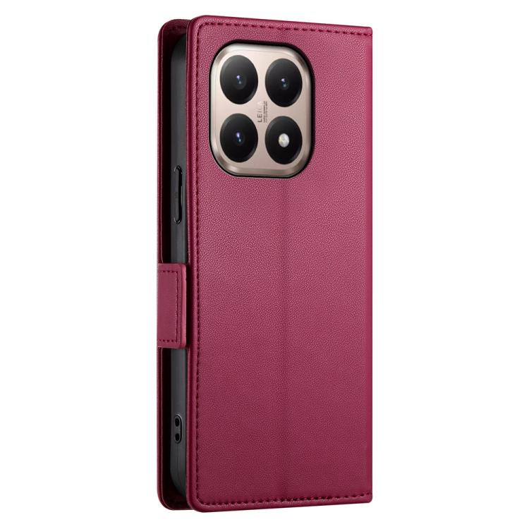 For Xiaomi 15T 5G Side Buckle Magnetic Frosted Leather Phone Case
