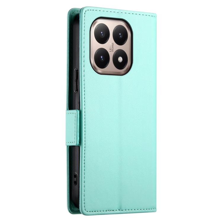 For Xiaomi 15T 5G Side Buckle Magnetic Frosted Leather Phone Case