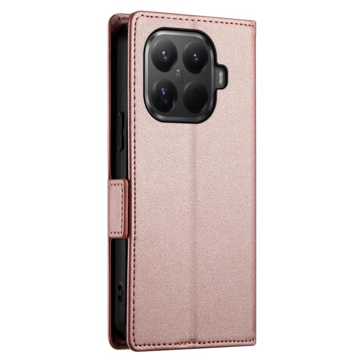 For Xiaomi 15T Pro 5G Side Buckle Magnetic Frosted Leather Phone Case
